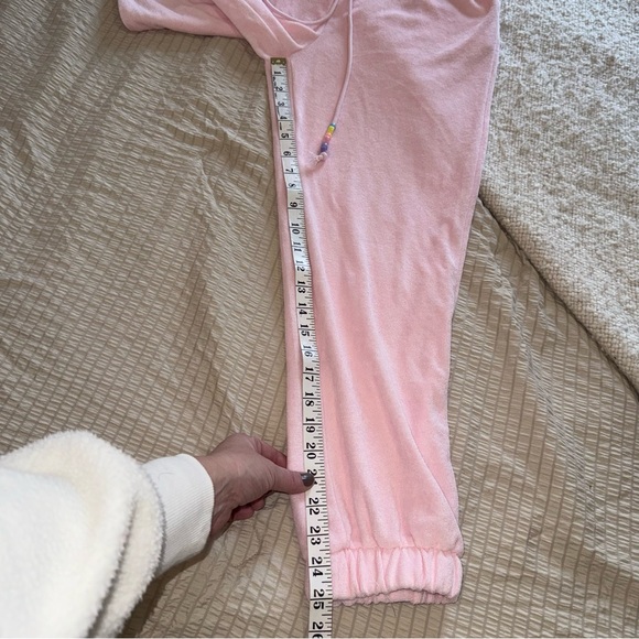 NWT Stoney Clover Lane Pink Terry Joggers small - Picture 3 of 5